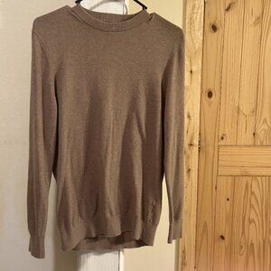 Tan H&M Slim Fit Sweater | Small